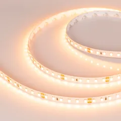 Светодиодная лента RT-A120-8mm 24V Warm2400 (14.4 W/m, IP20, 2835, 5m)