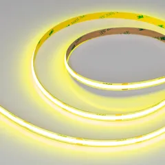 Светодиодная лента COB-X480-8mm 24V Yellow Volt (8 W/m, IP20, 5m)