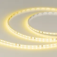 Светодиодная лента RT-A120-5mm 24V Yellow (9.6 W/m, IP20, 2835, 5m)