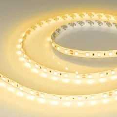 Светодиодная лента RT-B60-10mm 24V Yellow (14.4 W/m, IP20, 5060, 5m)