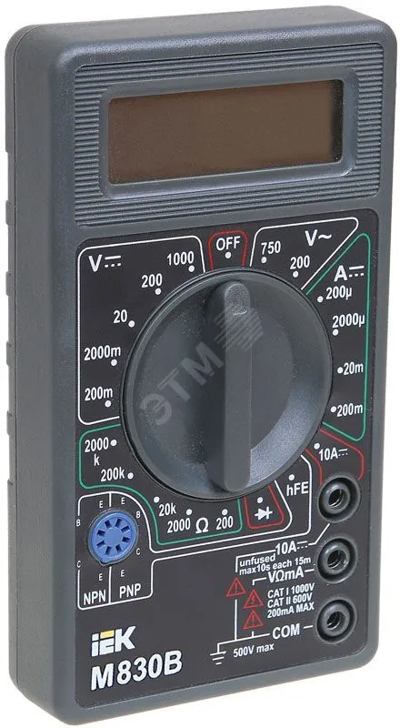 Мультиметр цифровой UNIVERSAL M830B