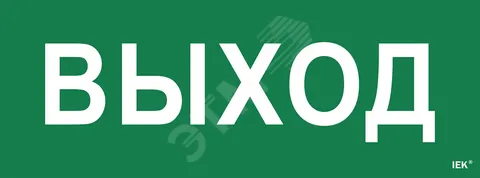 Этикетка самоклеящаяся 350х130мм ''Выход''