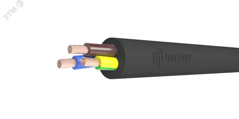 Провод  ПВСнг(А)-LS 2х1,5+1х1,5 Ч (100 м) ТРТС
