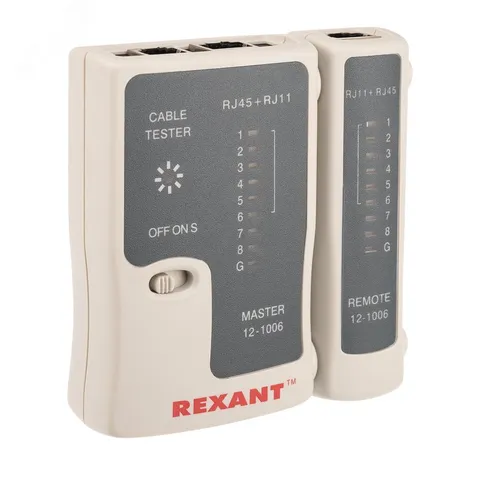 Тестер кабеля RJ-45+RJ-11 468,