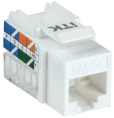 Модуль Keystone Jack кат.5E UTP 110 IDC 90град