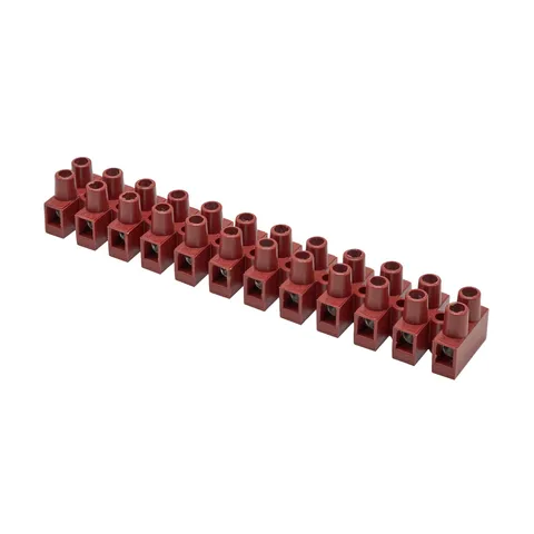 Клеммник 12П 150 градусов 450V 32A 4мм.кв фибергласс