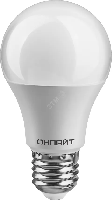 Лампа светодиодная LED 10вт E27 белый PROMO