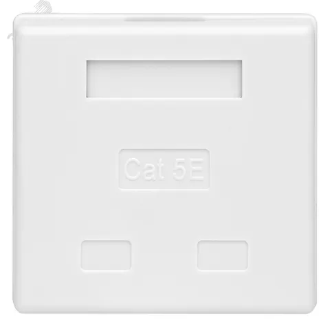 Компьютерная розетка 8P8C (RJ-45), UTP, Cat.5e, 2 порта