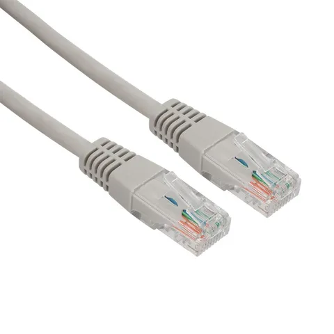 Патч-корд категории 5e UTP LSZH CCA 0.5м серый    18-8001