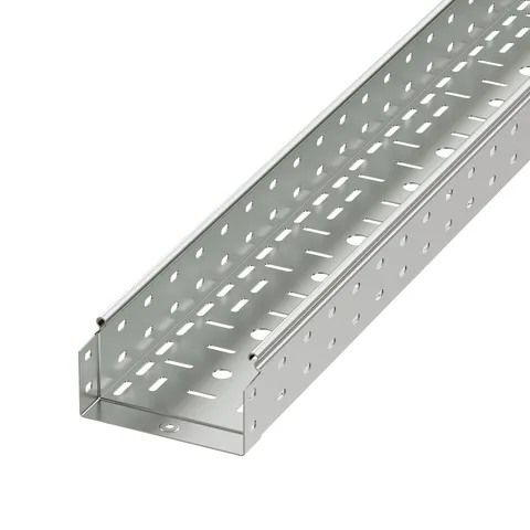 Лоток перфорированный 150х80 L3000 толщ.1,5 мм, горячеоцинкованный
