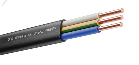 Кабель силовой ВВГПнг(А)-LS 3х6 (N.PE)-0.66 однопроволочный бухта