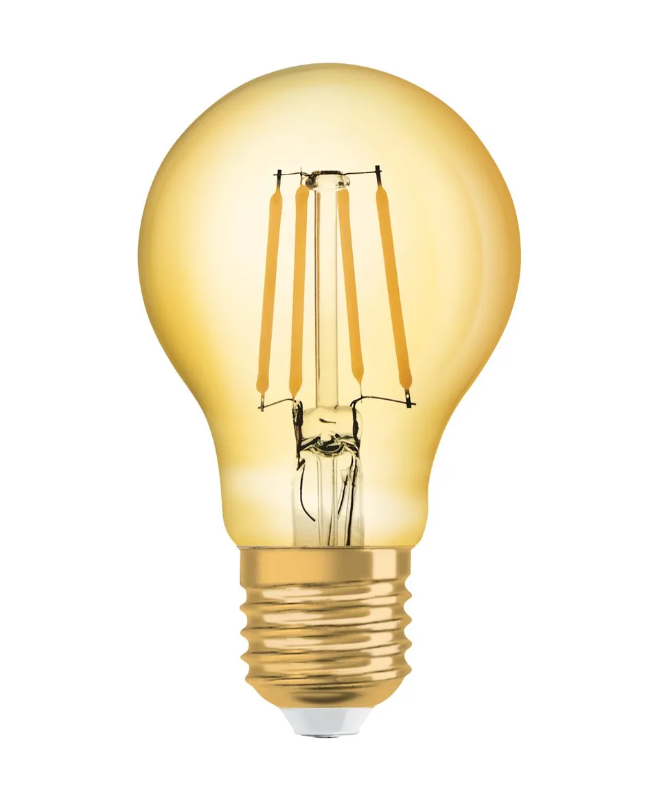 Vintage 1906 LED CL A55 Edison FIL GOLD 55 6,5W/824 E27 105x60мм - груша OSRAM