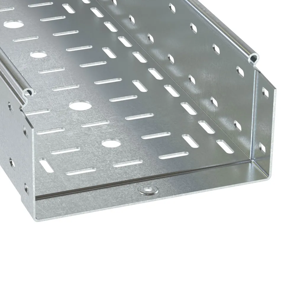 Лоток перфорированный 500х100 L3000 толщина 1,2 мм