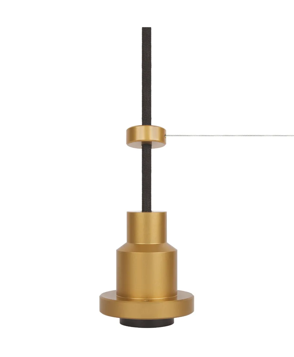 1906 PENDULUM PRO GOLD 1*Е27 68*84mm (длина провода - 3000мм) - подвес светильник LEDV