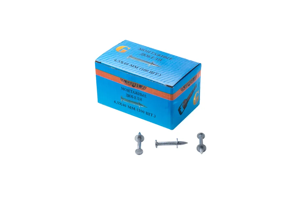 Дюбель-гвозди оцинкованные DNJ 4.5х50 (15 кг/уп.)