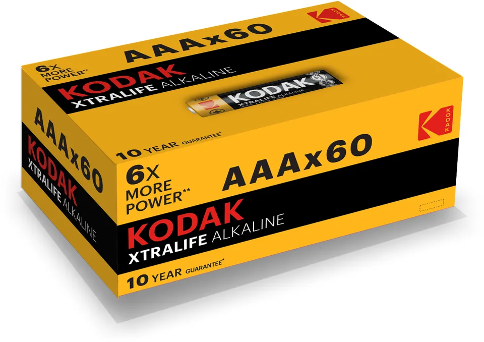 Батарейка LR03-60 (4S) colour box XTRALIFE Alkaline [K3A-60] (60/1200/38400)