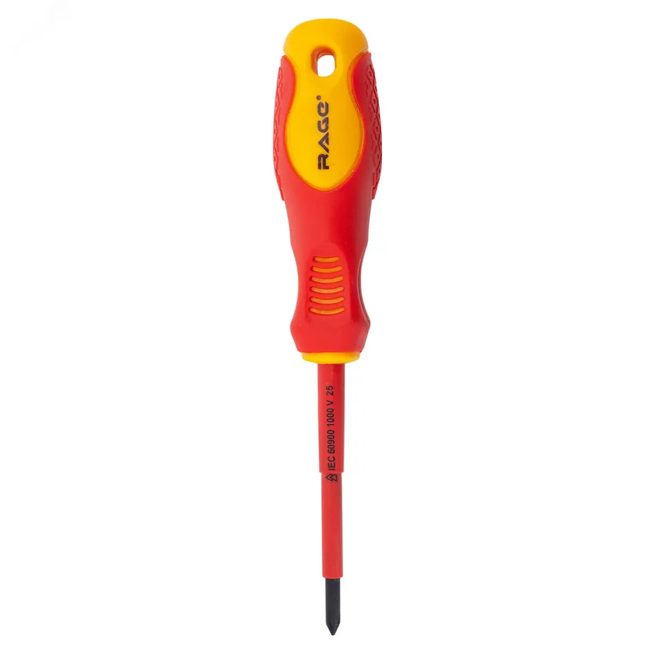 Отвертка диэлектрическая крестовая VDE PH1 x 80