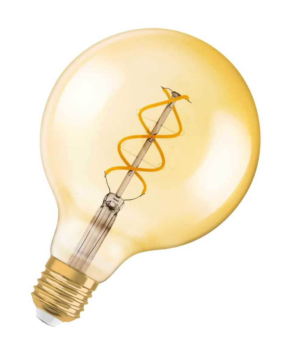 Vintage 1906 LED GLOBE125 FIL-спираль GOLD 28 5W/820 E27 178x125мм - лампа LEDV