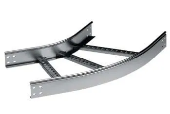 Угол горизонтальный 45 градусов 100x200 R600 лонжерон 1,5 мм цинк-ламельный в комплекте крепежные элементы соединительные пластины