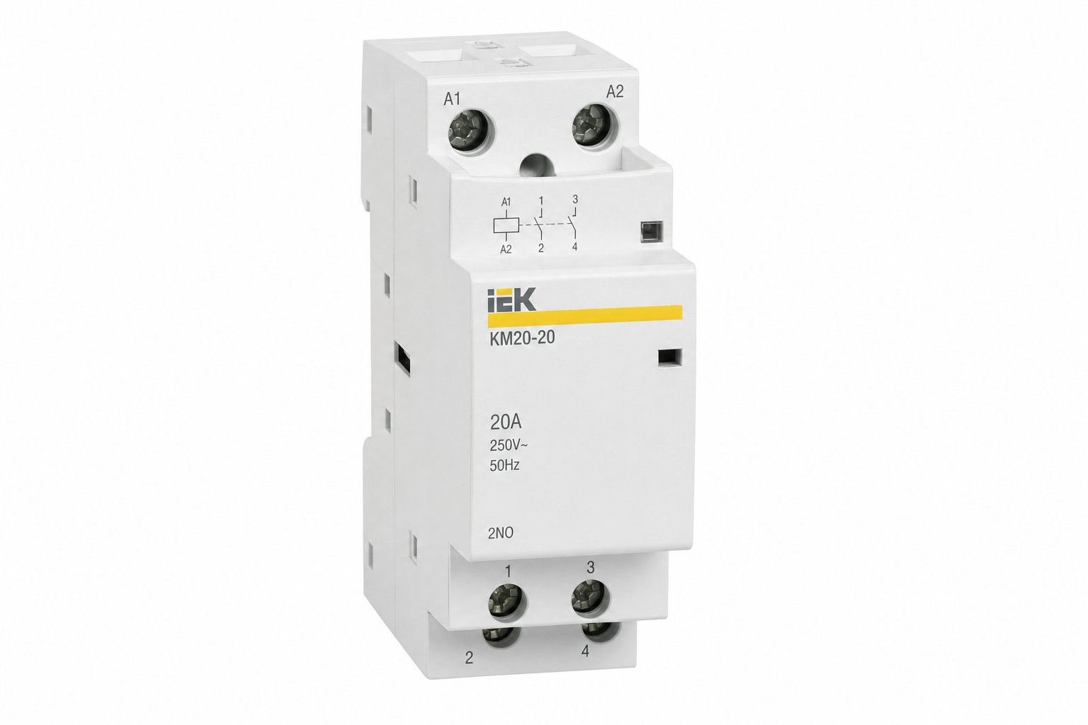Контактор модульный КМ 25А 2NO 230В IEK